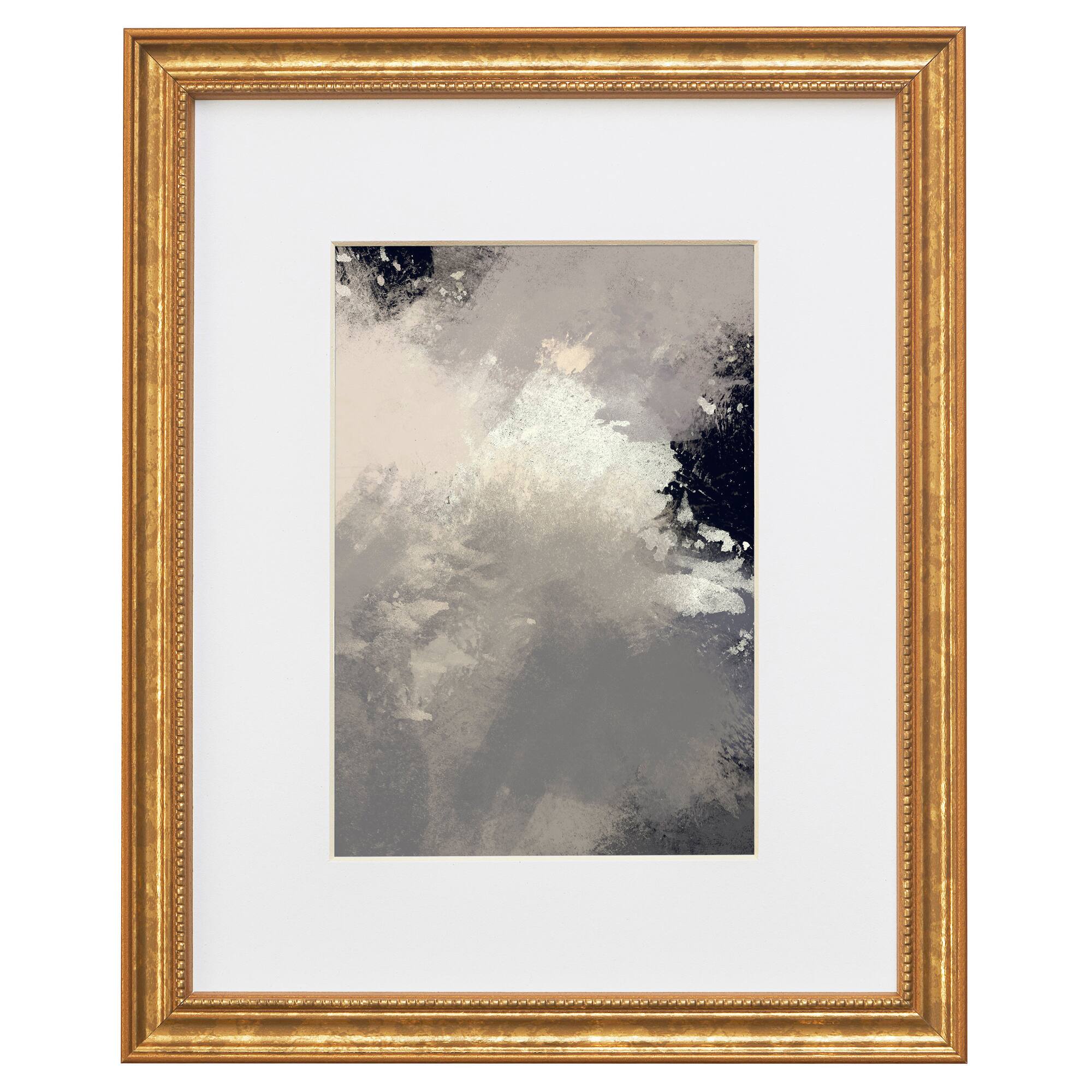 Craig Frames Stratton Aged Gold Picture Frame with Mat